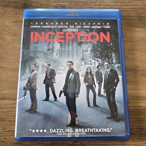 Inception Movie (Blu-ray, 2010, 3-Disc) CIB